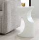 Uttermost® Stevie White Stone Composite Indoor-Outdoor Accent Table-2