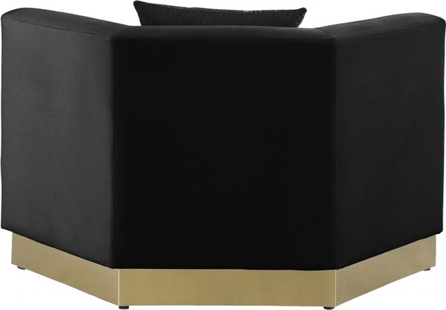 Meridian Furniture Marquis Black Velvet Chair-3