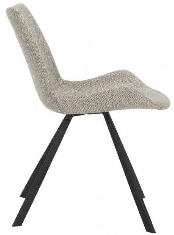 Safavieh Terra 2-Piece Black/Light Gray Dining Side Chair Set-3