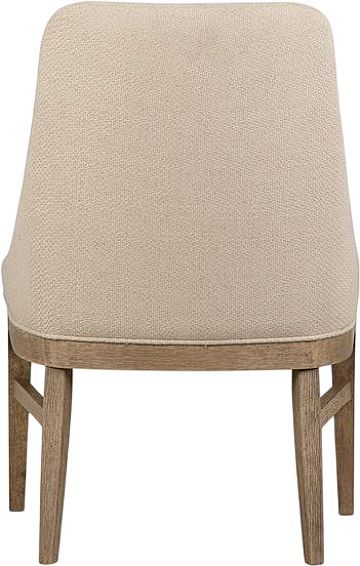 Magnussen Home® Tristan Swiss Coffee Dining Arm Chair with Upholstered Seat and Back-3