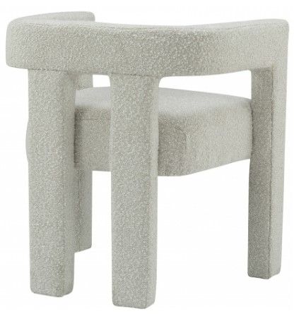 Meridian Furniture Athena Cream Accent Dining Arm Chair-1