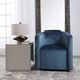 Uttermost® Mallorie Blue Swivel Chair-1