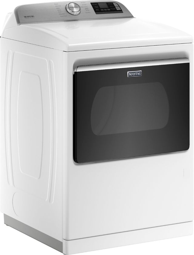 Maytag® 7.4 Cu. Ft. White Front Load Gas Dryer-2