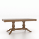 Canadel Customizable Gourmet 76" VS Base Dining Table with One Removable Leaf-1
