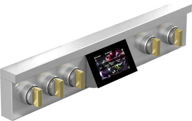 Monogram® Statement Collection 36" Stainless Steel Pro Style Dual Fuel Natural Gas Range-7