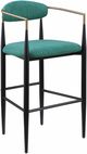 Coaster® Tina 2-Piece Black/Green Upholstered Bar Stool Set-3
