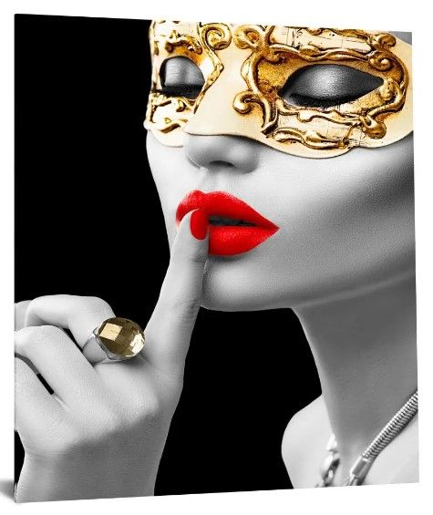 Classy Art Style 14 Tempered Glass plus Foil Wall Art-1