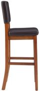Linon Milano Black/Walnut Bar Stool-4