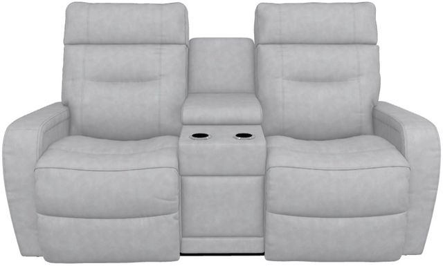 La-Z-Boy® Baron Mist Manual Wall Reclining Loveseat with Console-1