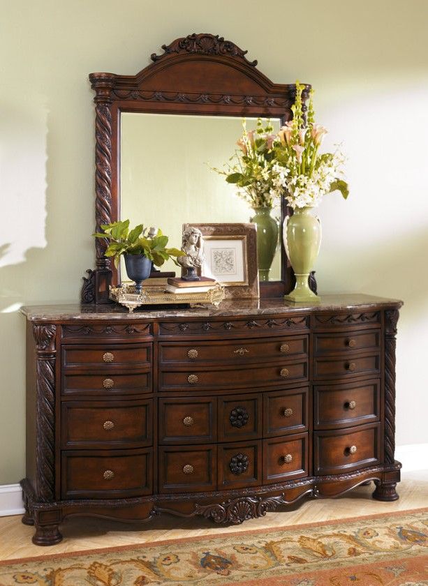 Millennium® By Ashley® North Shore Dark Brown Dresser-1