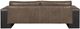 Vanguard® Furniture Customizable Dax Leather Two Seat Sofa-3