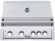 Heat 4-Burner Stainless Steel Built In Natural Gas Grill-0