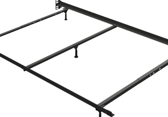 Rize Home Deluxe Twin/Full/Queen Bed Frame with Plastic Glides and 5 Legs-1