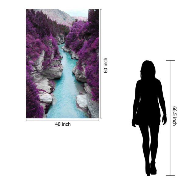 Classy Art Style 18 Floating Tempered Glass with Foil Wall Art-3