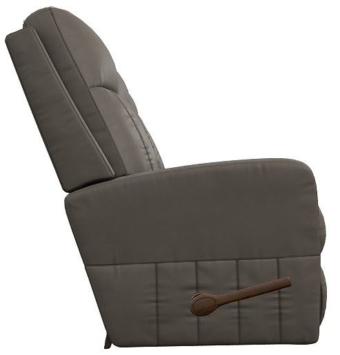La-Z-Boy® Finley Otter Leather Manual Wall Reclining Sofa-3