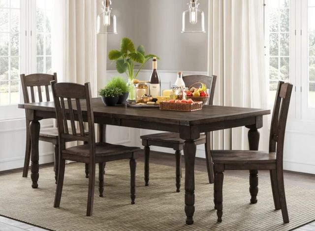 Jofran Inc. Madison County Barnwood Slatback Dining Side Chair-1