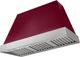 AGA Euclid 48" Cranberry Wall Mounted Range Hood  with Brushed Nickel Trim-0