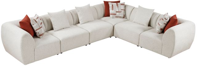 Homelegance® Franz 6-Piece Beige 159" Modular Sectional-0