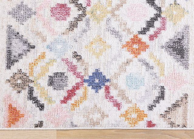 Kalora Interiors Fresco Blue/Cream 5'x8' Area Rug-3
