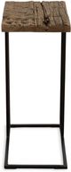 Uttermost® Union Natural Accent Table with Satin Black Base-3