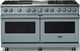 Viking® 5 Series 60" Novembery Sky Pro Style Dual Fuel (NG) Range with Polished Chrome Trim-0