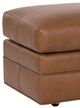 Smith Brothers Customizable 521 Leather Ottoman with Casters-1