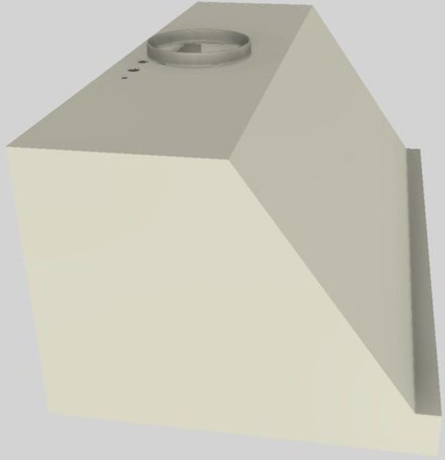 Vent-A-Hood® 42" Wall Mounted Range Hood-Biscuit-1