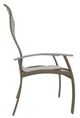 Telescope Casual Belle Isle Abalone/Desert Aluminum/Fabric Outdoor Sling Supreme Arm Chair with Cape Gray Rustic Polymer Arm Accent-2