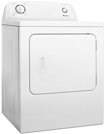 Amana® 6.5 Cu. Ft. White Front-Load Electric Dryer-1