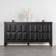 Furniture of America® Viggo Weathered Black 4-Door Cabinet-0