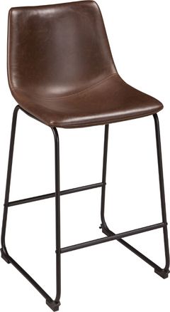 Signature Design by Ashley® Centiar Brown Upholstered Counter Stool