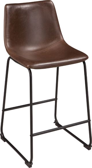 Signature Design by Ashley® Centiar Brown Upholstered Counter Stool