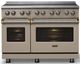 Viking® 5 Series 48" Nantucket Pro Style Induction Range with Brushed Brass Trim-4
