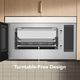 KitchenAid® 1.1 Cu. Ft. Porcelain White Over the Range Microwave with Flush Built-In Design-3