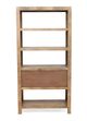 A & B Home Salvador Light Brown 4-Tier Shelf-3