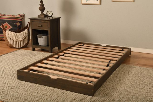Kodiak Furniture Boho Rustic Walnut Adjustable Daybed -2