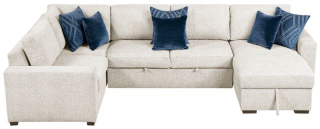 Homelegance® Isla 4-Piece Beige Sectional with Reversible Chaise-2