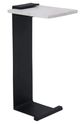 Renwil® Dorville Natural White Side Table with Black Base-0