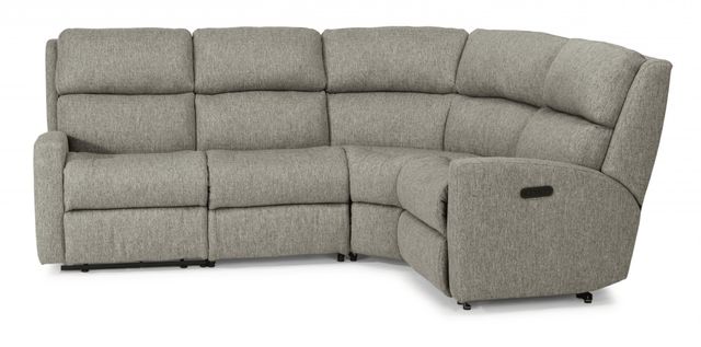 Flexsteel® Catalina Right-Arm-Facing Power Recliner with Power Headrest-3