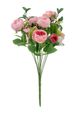 A & B Home Pink Faux Camellia Bush -5