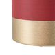 A & B Home 2-Piece Gold/Red Flower Pot with Edge Down Set-3