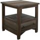 International Furniture Direct Town Brown End Table-0