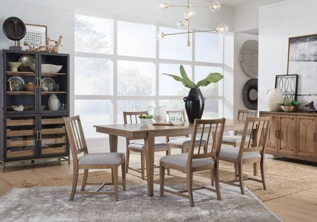 Magnussen Home® Lindon Belgian Wheat/Gray Dining Side Chair-1