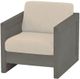 Crate Designs™ Furniture Graphite Arm Chair-0
