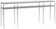 Bernhardt Cornelia Glass Top Console Table with Brushed Stainless Steel Base-0