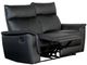 Furniture of America® Bienne Black Manual Reclining Loveseat-0