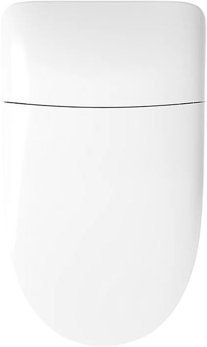 KOHLER® Eir® White 1-Piece Elongated Smart Toilet, Dual-Flush with Sunrise Gold Trim-4