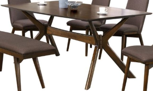 Winners Only® Santana Brown Boat Shaped Dining Table-0