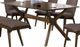 Winners Only® Santana Brown Boat Shaped Dining Table-0