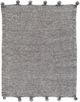 Surya Odella Charcoal 50"x60" Throw Blanket-1